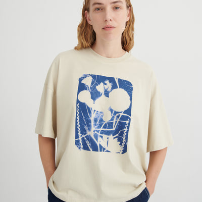 Cyanotype Tee - Stone