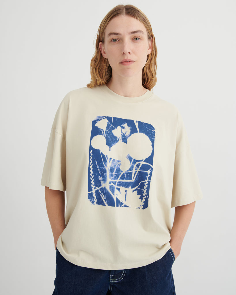 Cyanotype Tee - Stone