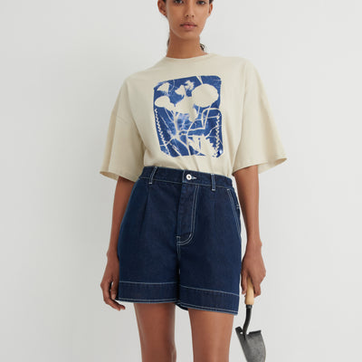 Cyanotype Tee - Stone