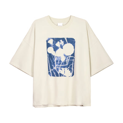 Cyanotype Tee - Stone