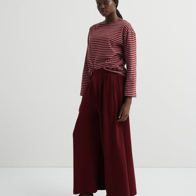 Drape Pant - Maroon