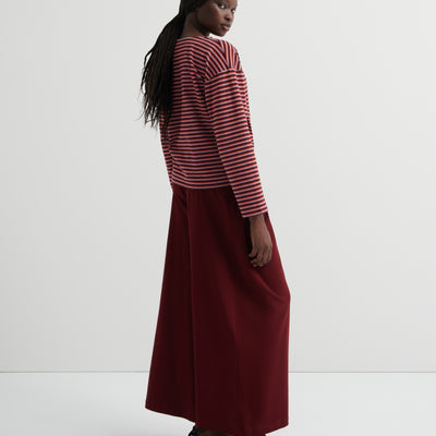 Drape Pant - Maroon