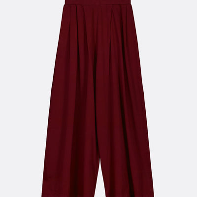 Drape Pant - Maroon