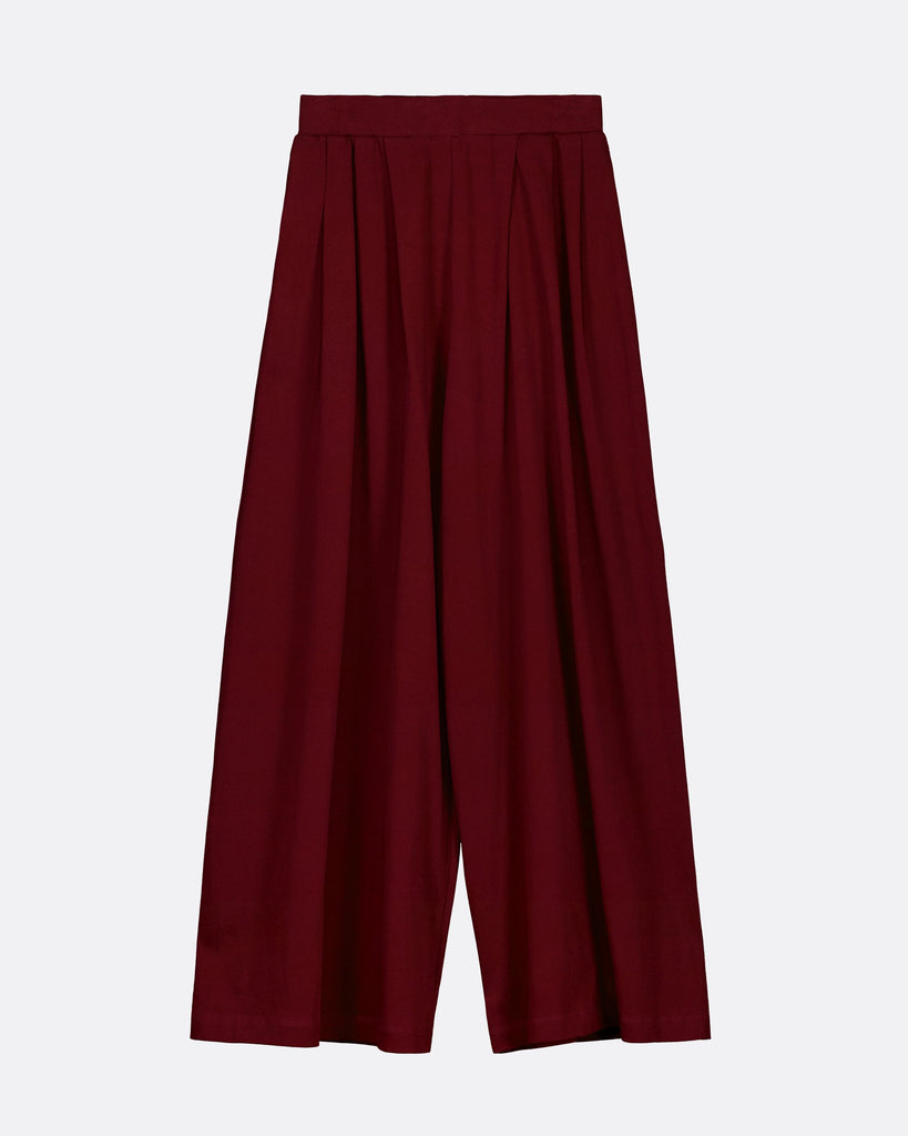 Drape Pant - Maroon