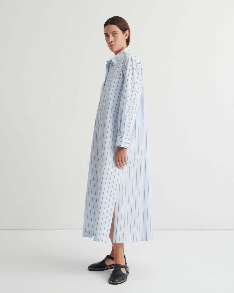 Elementary Dress - Cloud Stripe