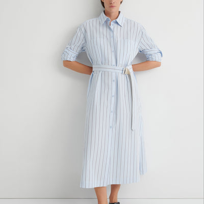 Elementary Dress - Cloud Stripe
