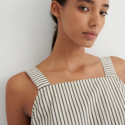 Elle Top - Ecru Stripe