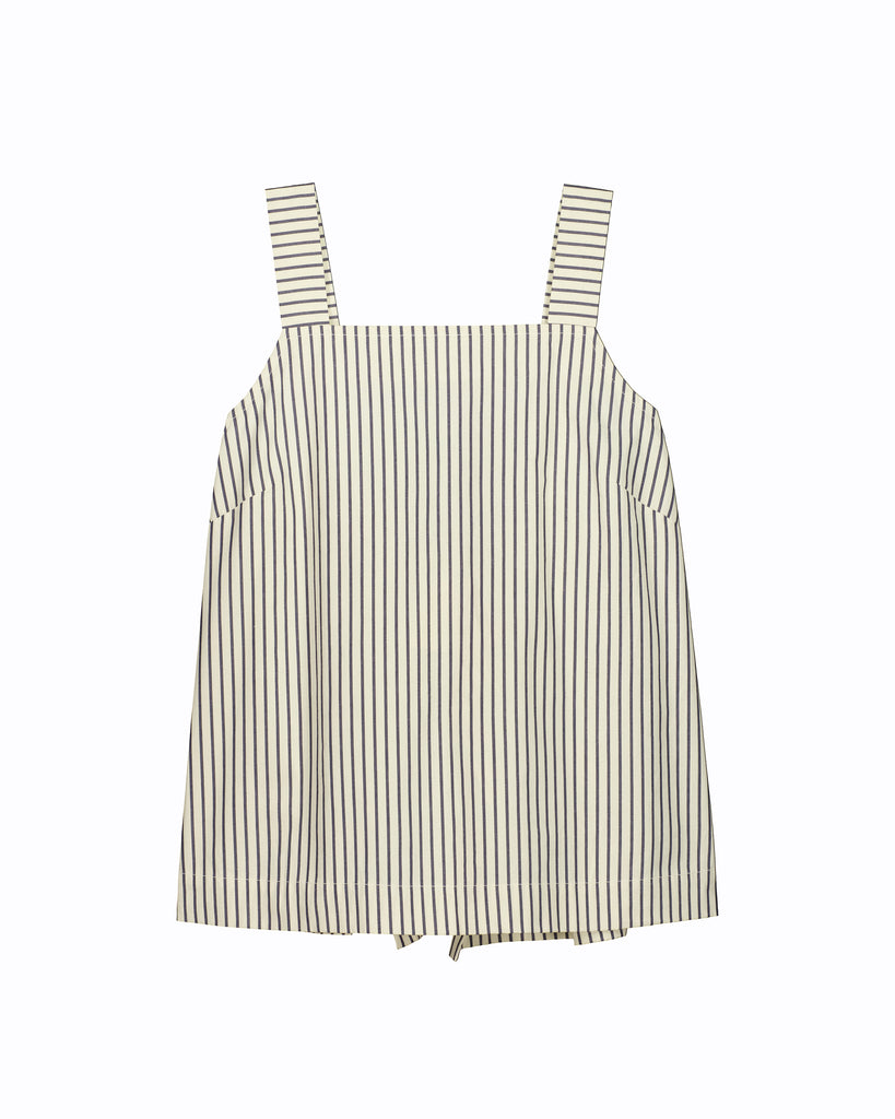 Elle Top - Ecru Stripe