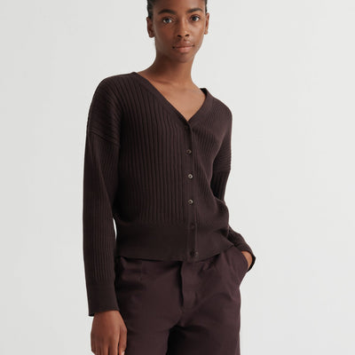 Field Cardigan - Sable