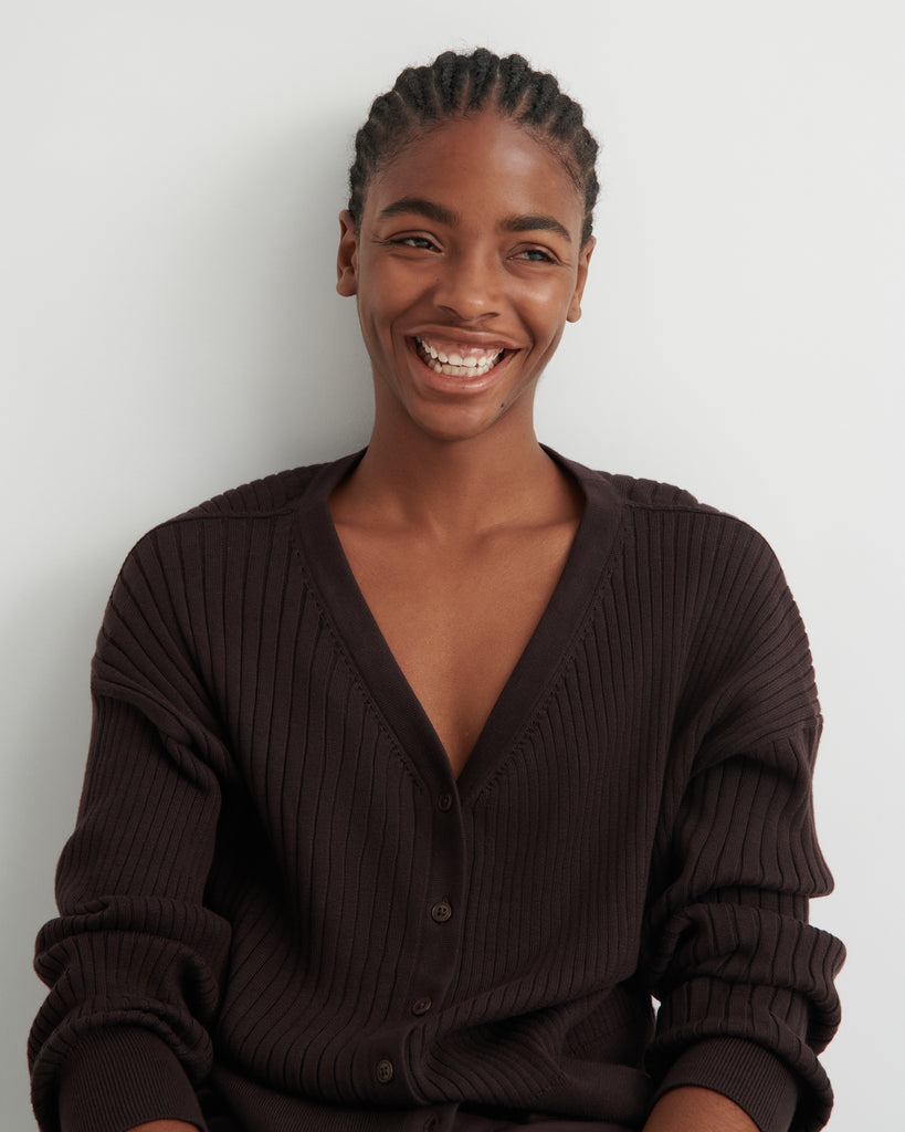 Field Cardigan - Sable