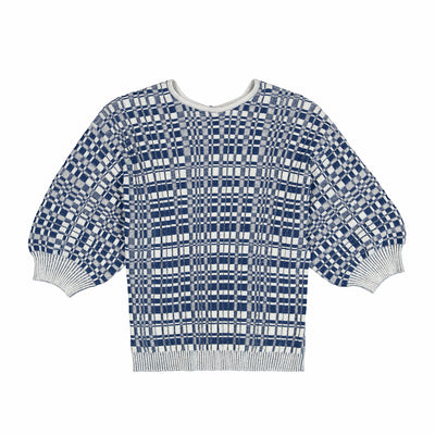 Film Top - Navy Check
