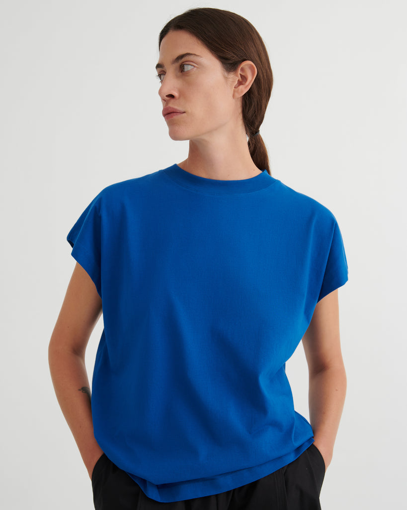 Geometry Tee - Blue Orchid