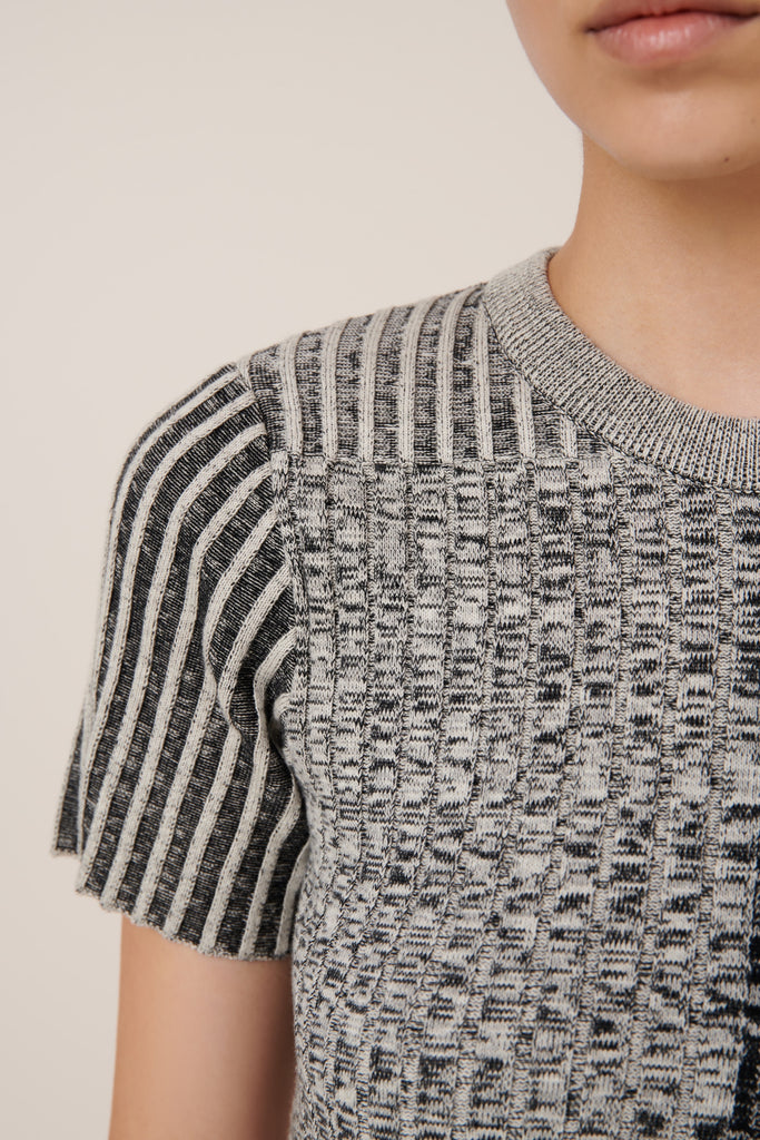 Gesso Top - Shadow Rib