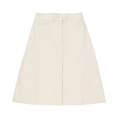 Jubilee Skirt - Ecru Denim