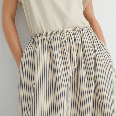 Linear Skirt - Ecru Stripe