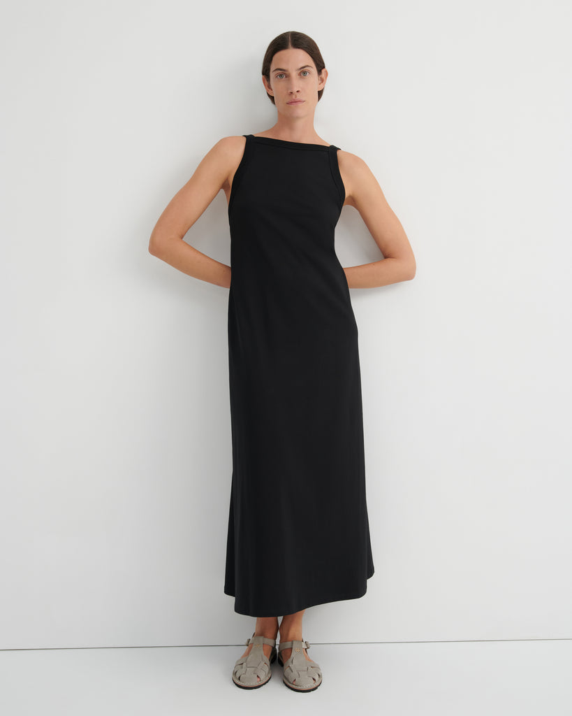 Low Back Dress - Black