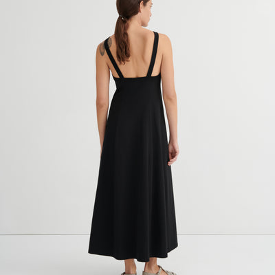 Low Back Dress - Black
