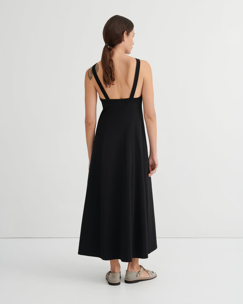 Low Back Dress - Black