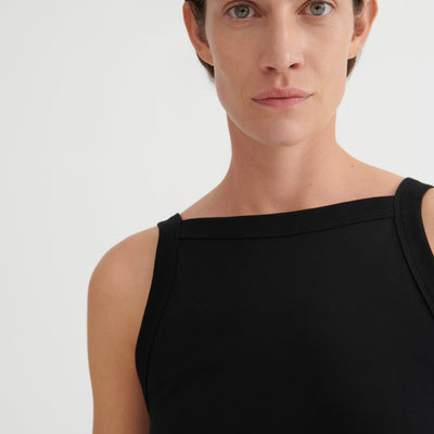 Low Back Dress - Black