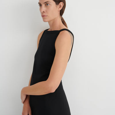 Low Back Dress - Black