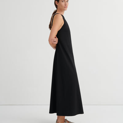 Low Back Dress - Black