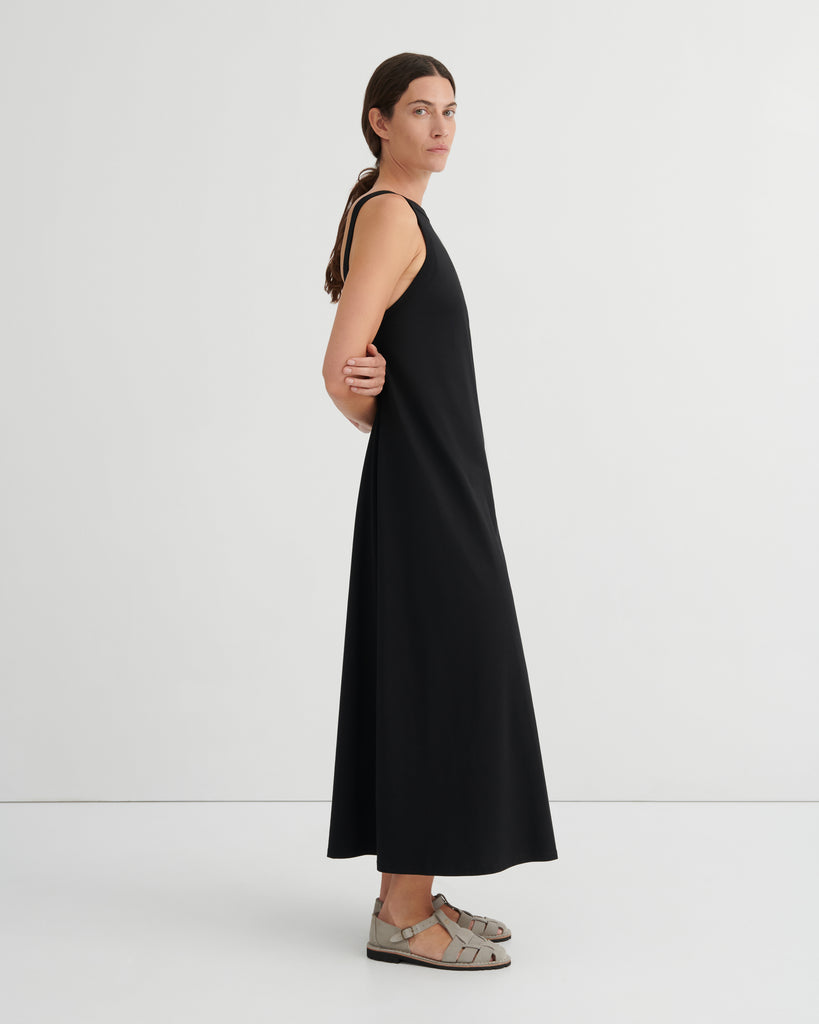 Low Back Dress - Black