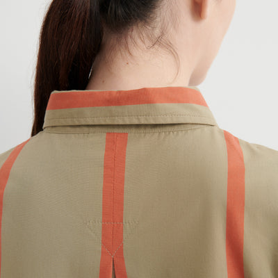 Maker Shirt - Nasturtium Stripe