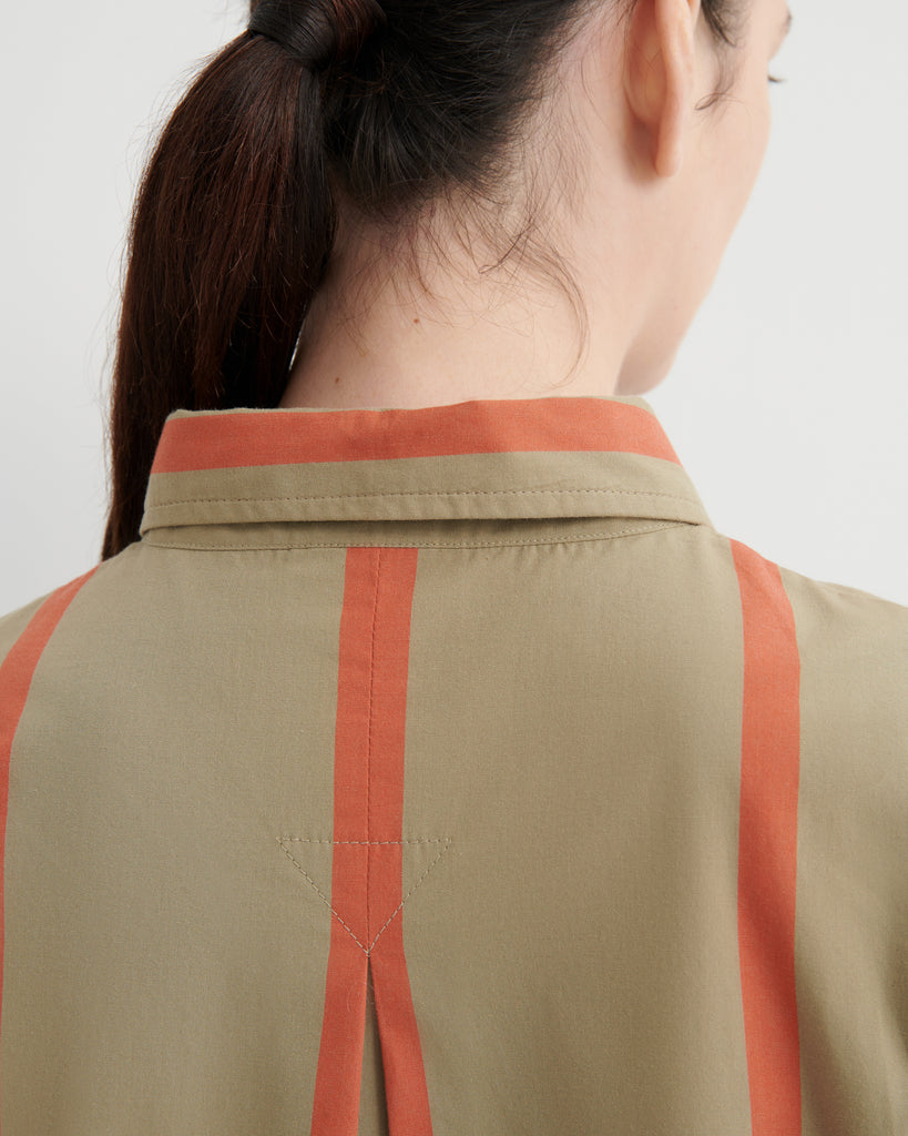 Maker Shirt - Nasturtium Stripe