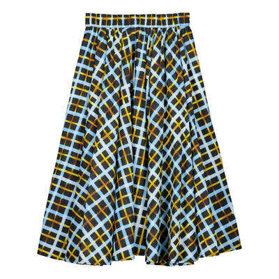 Motion Skirt - Neon Tartan