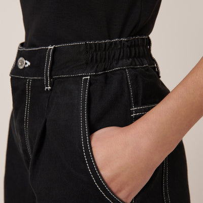 Outline Denim Shorts