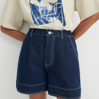 Outline Shorts - Indigo Denim
