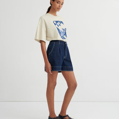 Outline Shorts - Indigo Denim