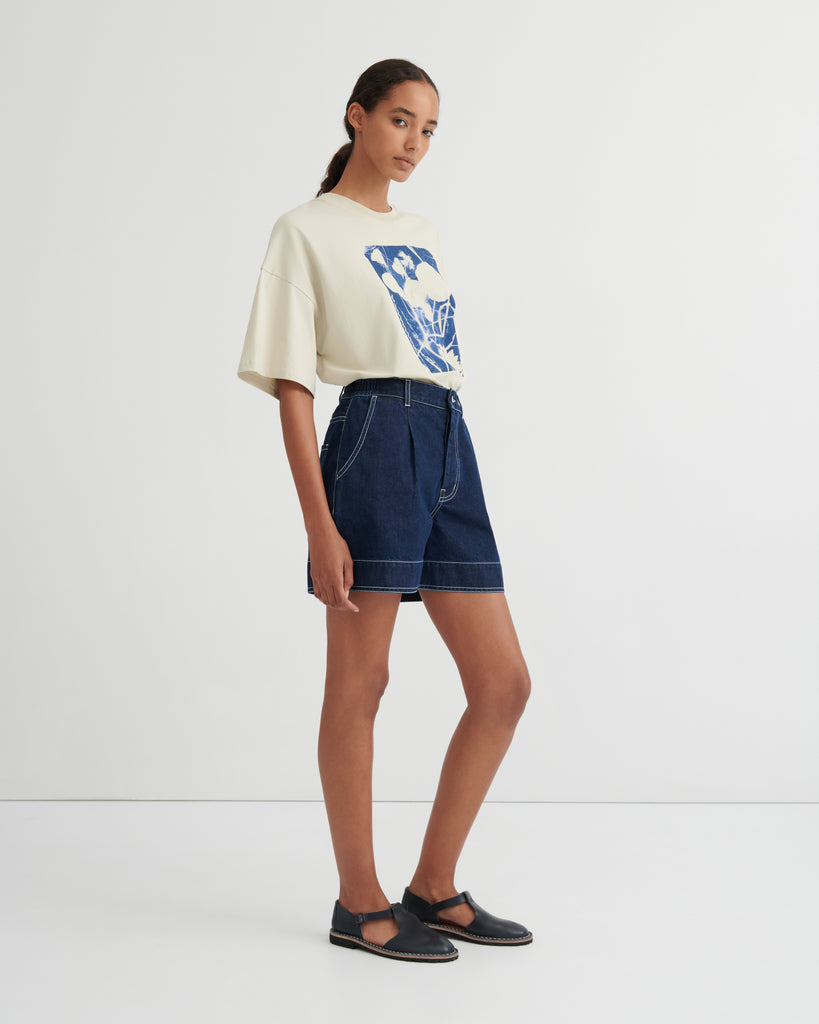 Outline Shorts - Indigo Denim