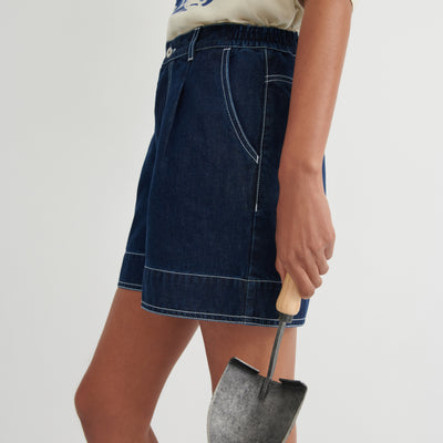 Outline Shorts - Indigo Denim