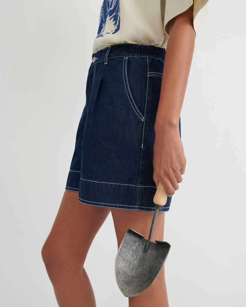 Outline Shorts - Indigo Denim
