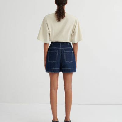 Outline Shorts - Indigo Denim