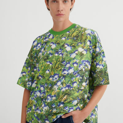 Oversized Boxy Tee - Bluebell
