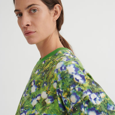 Oversized Boxy Tee - Bluebell