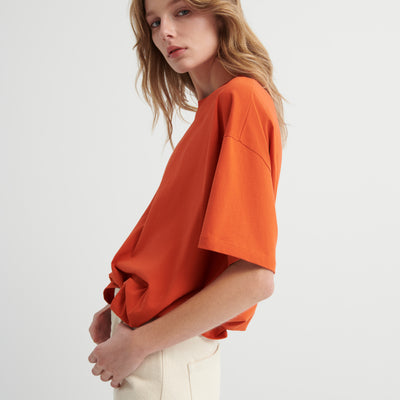 Oversized Boxy Tee - Nasturtium