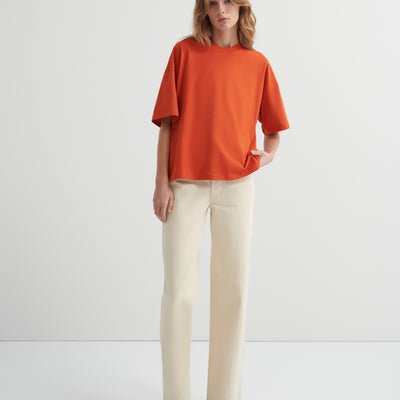 Oversized Boxy Tee - Nasturtium