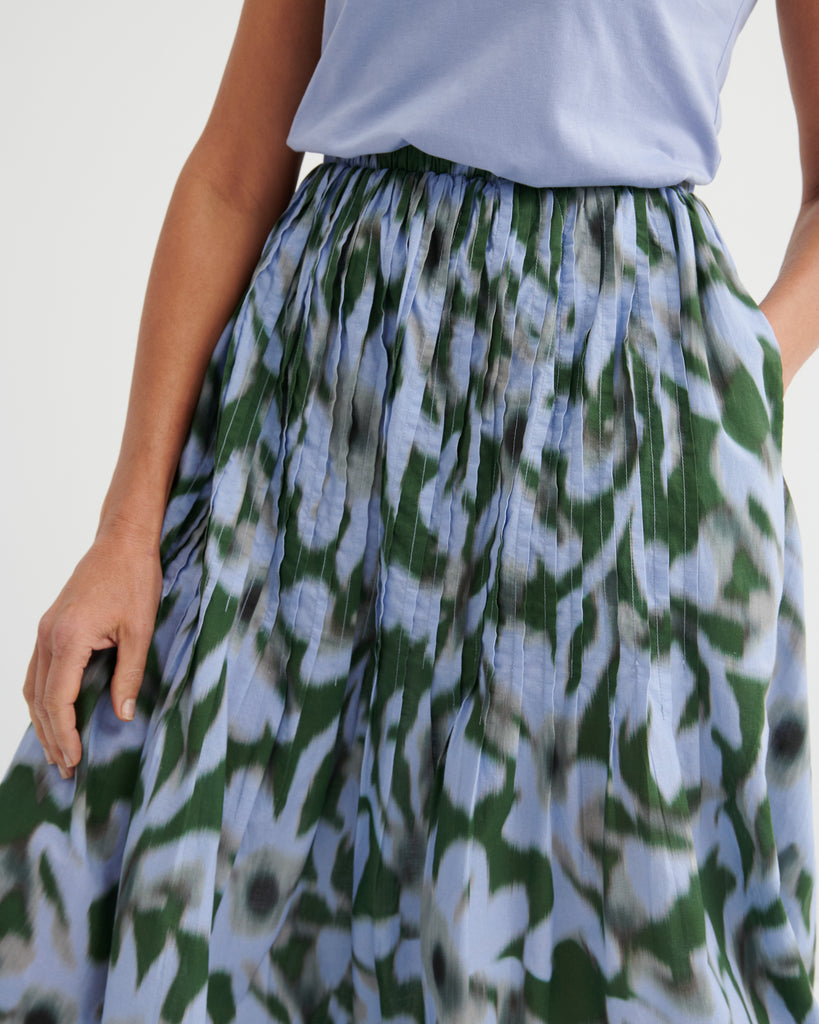 Poet Skirt - Misty Floral
