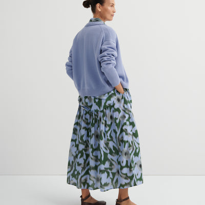 Poet Skirt - Misty Floral