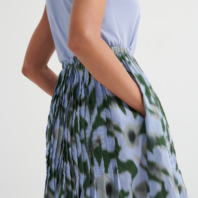 Poet Skirt - Misty Floral