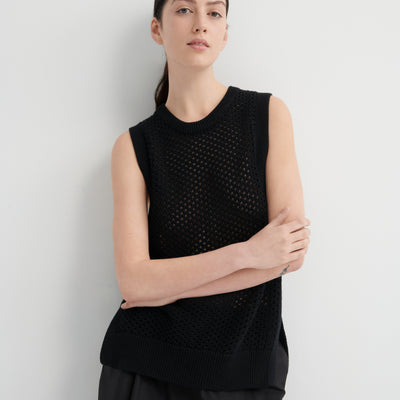 Pointelle Vest