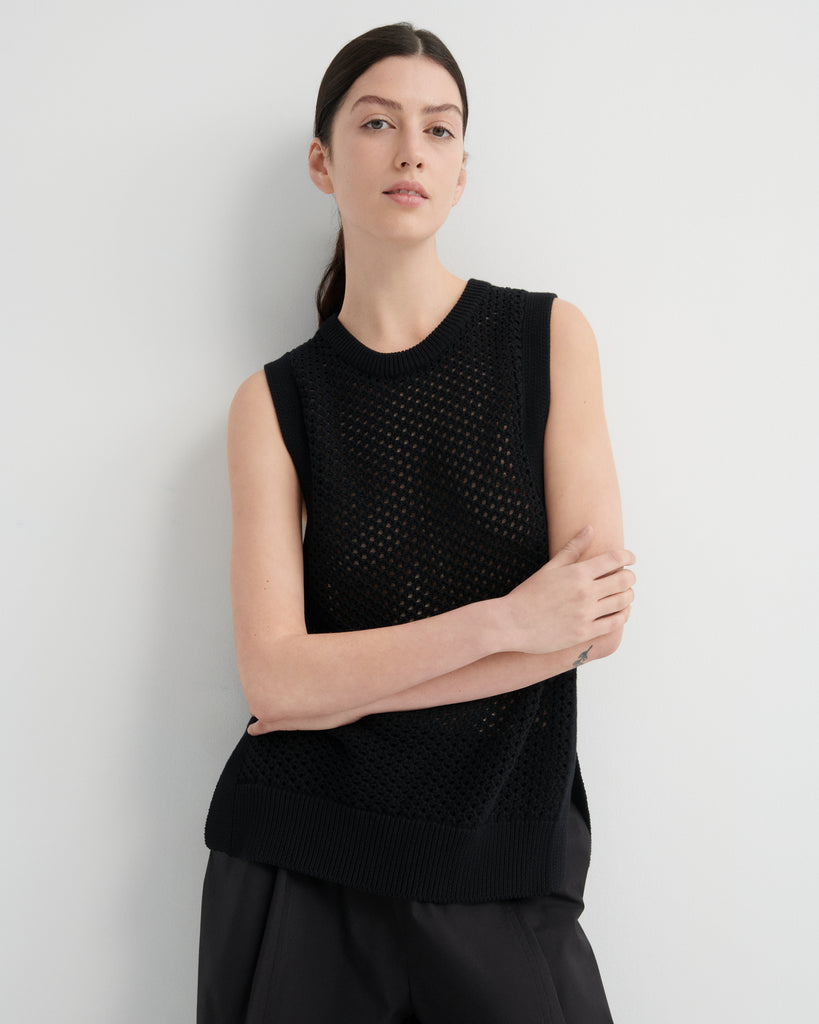Pointelle Vest