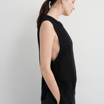 Pointelle Vest