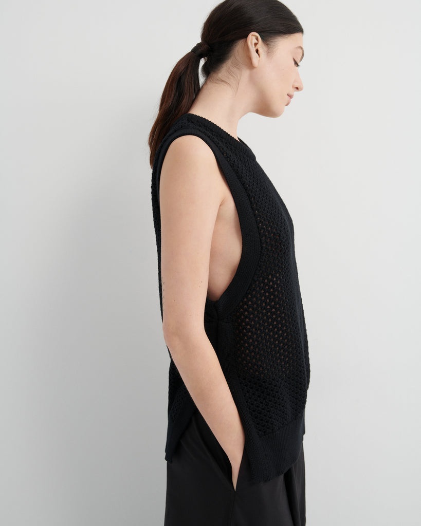 Pointelle Vest