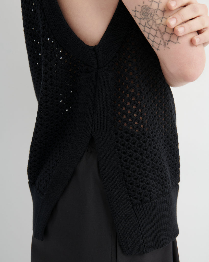 Pointelle Vest
