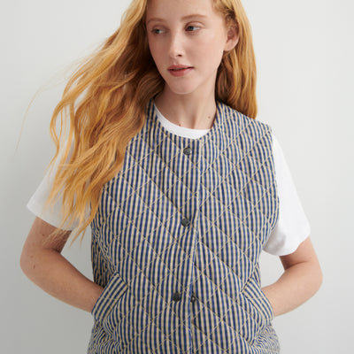Quilter Check Vest