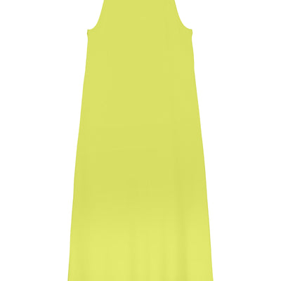 Racer Back Dress - Fluro Yellow